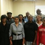 Brad D. Nelson and his church members